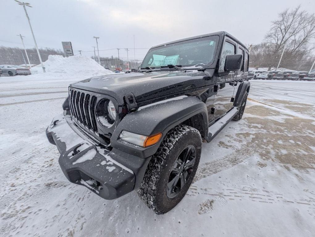 used 2022 Jeep Wrangler Unlimited car, priced at $27,500