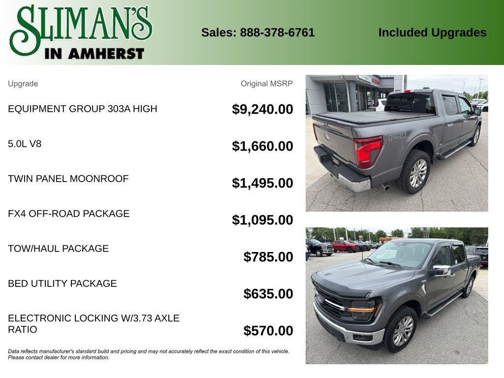 used 2024 Ford F-150 car, priced at $42,500