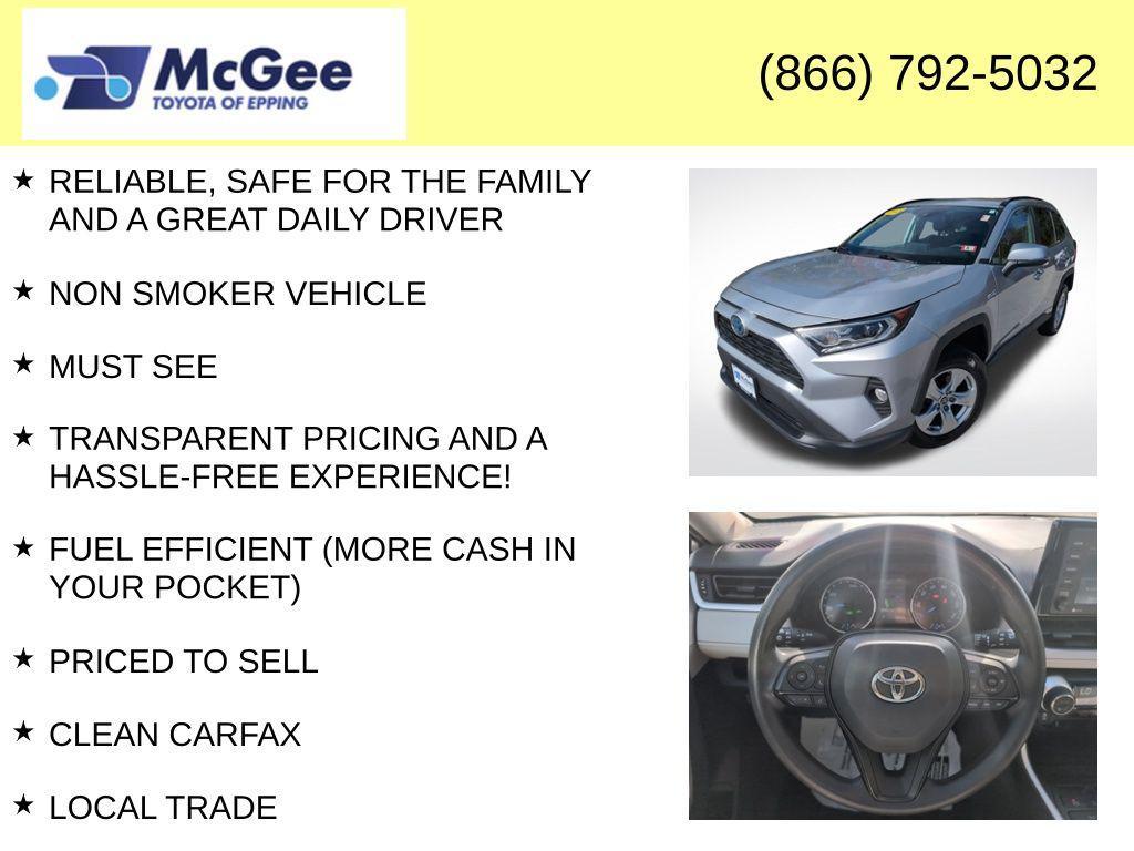 used 2020 Toyota RAV4 Hybrid car, priced at $19,999