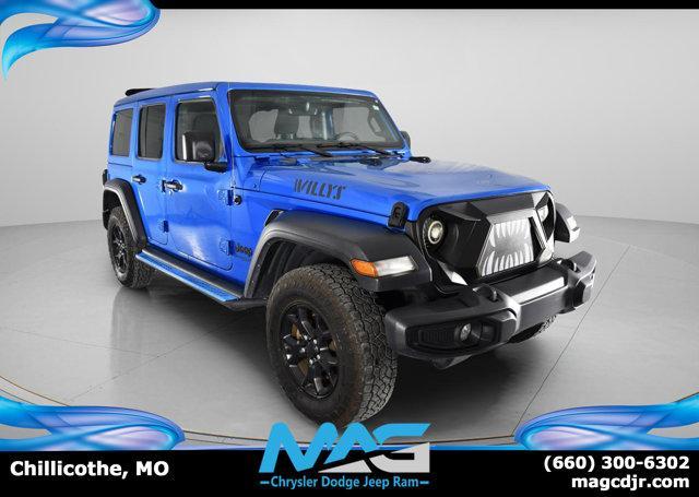 used 2021 Jeep Wrangler car, priced at $21,925