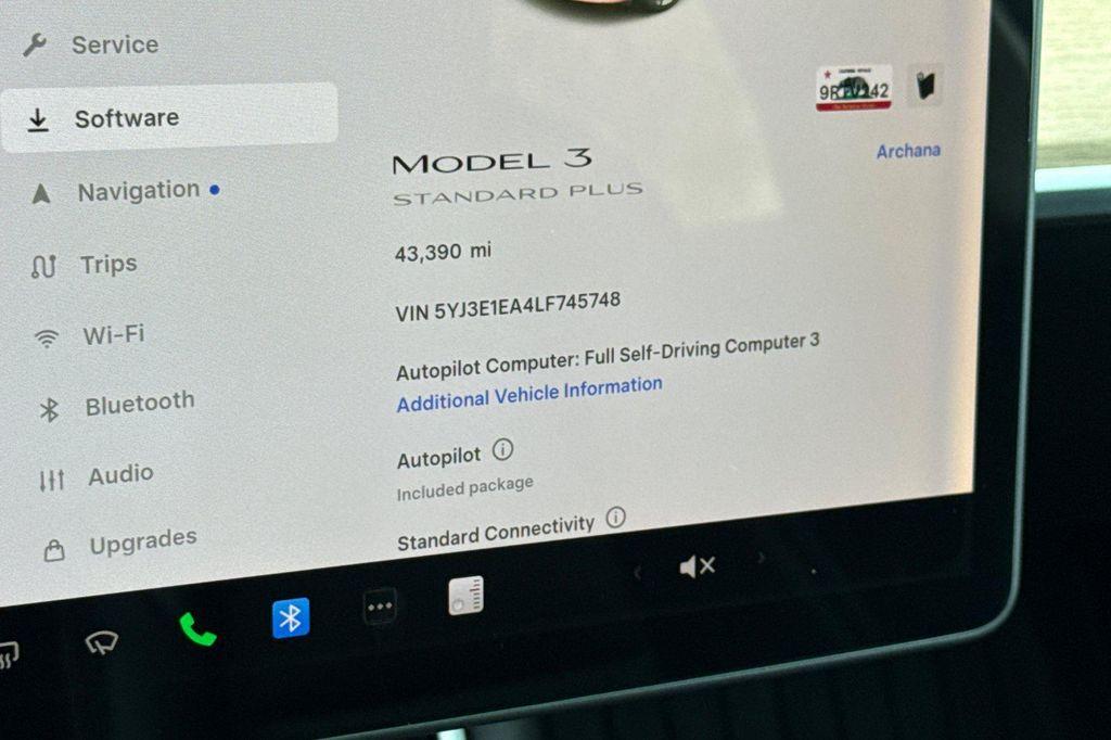 used 2020 Tesla Model 3 car, priced at $20,798
