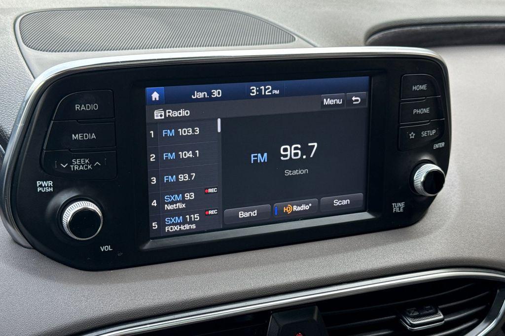 used 2020 Hyundai Santa Fe car, priced at $19,995