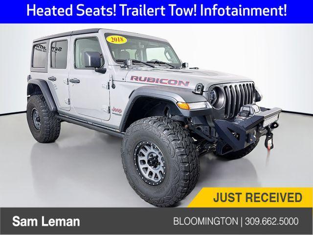 used 2018 Jeep Wrangler Unlimited car, priced at $30,705