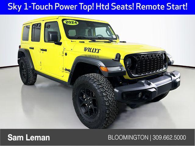 used 2024 Jeep Wrangler car, priced at $35,407