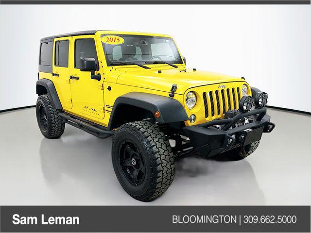 used 2015 Jeep Wrangler Unlimited car, priced at $12,900