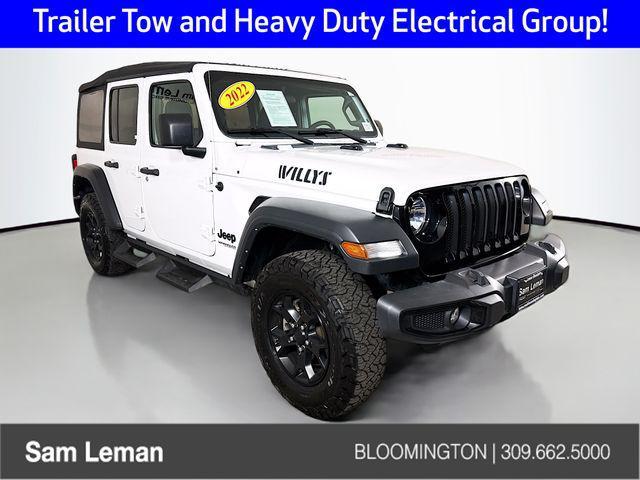 used 2022 Jeep Wrangler Unlimited car, priced at $25,917
