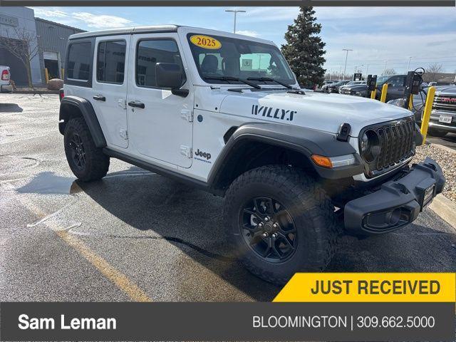 used 2025 Jeep Wrangler 4xe car, priced at $31,995