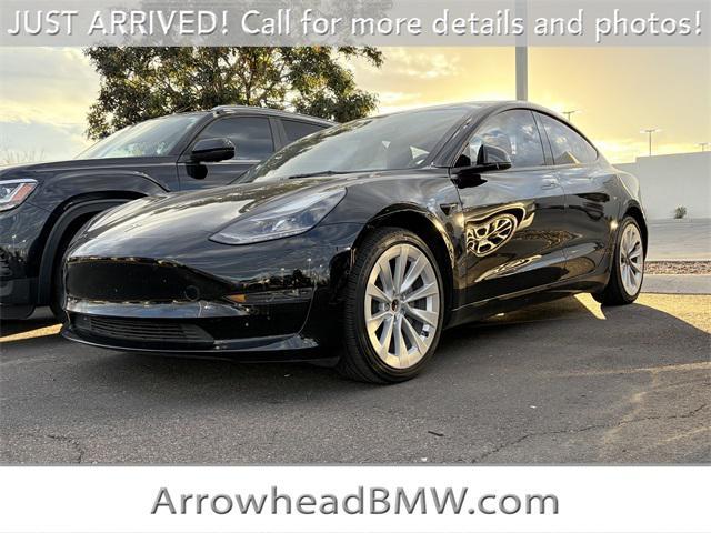 used 2022 Tesla Model 3 car, priced at $21,316