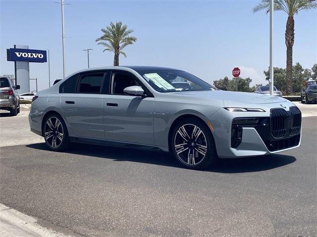 new 2025 BMW 740 car, priced at $104,875