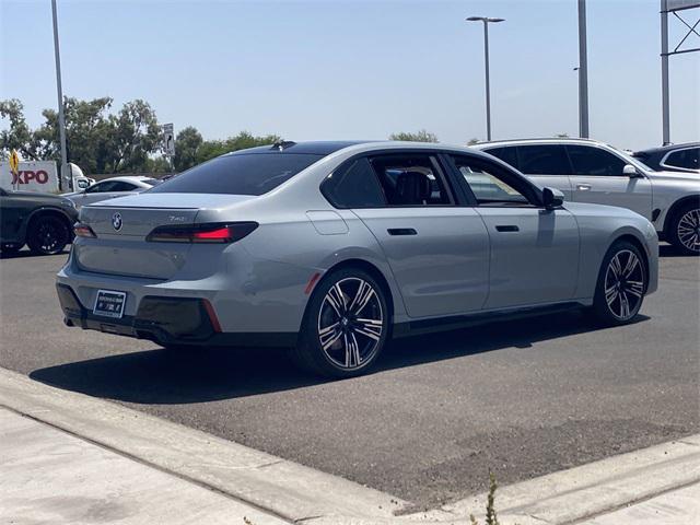 new 2025 BMW 740 car, priced at $104,875