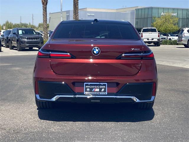 new 2025 BMW 740 car, priced at $101,925