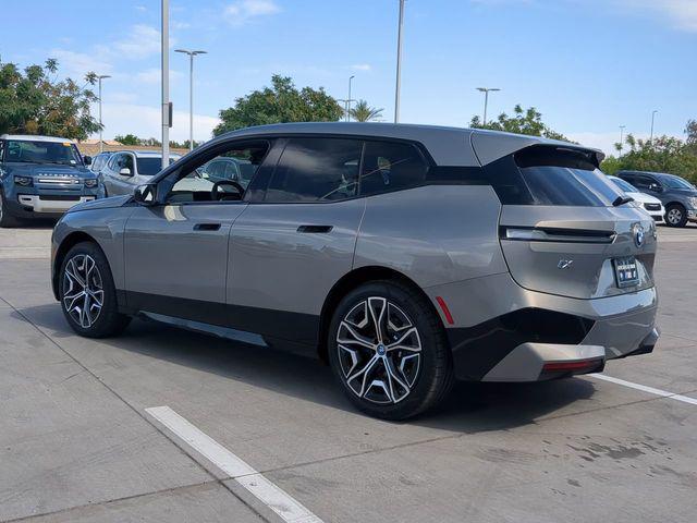new 2025 BMW iX car, priced at $98,775
