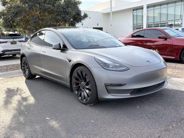 used 2023 Tesla Model 3 car, priced at $34,324
