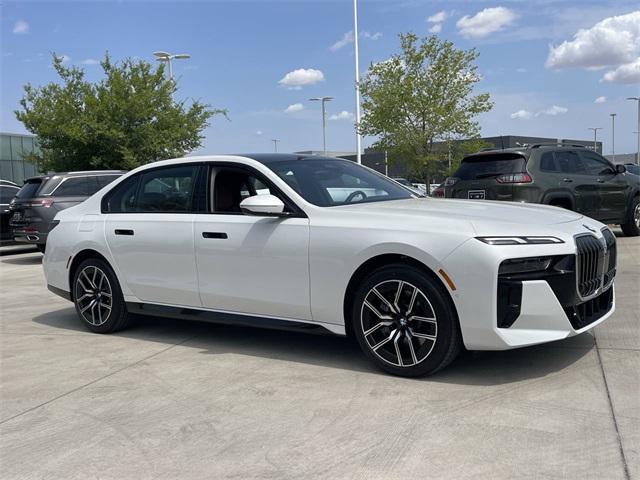 new 2025 BMW 740 car, priced at $100,625