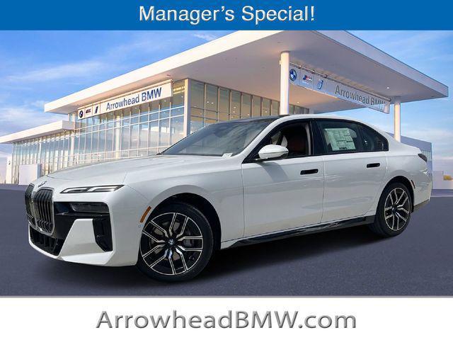 new 2025 BMW 740 car, priced at $100,625