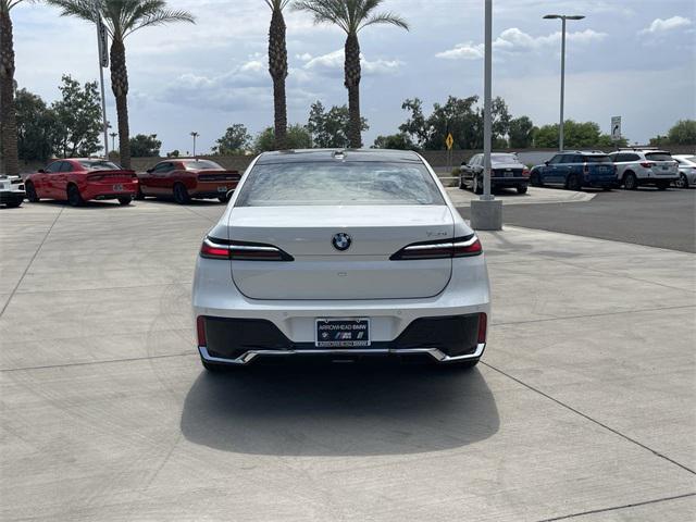 new 2025 BMW 740 car, priced at $100,625