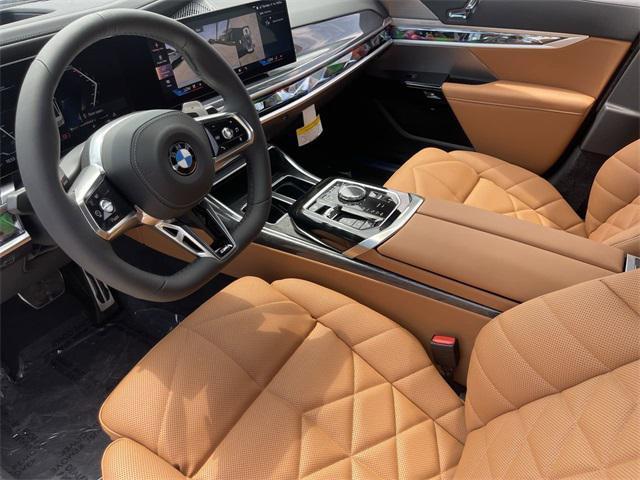 new 2025 BMW 740 car, priced at $100,625