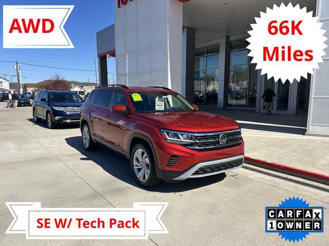 used 2021 Volkswagen Atlas car, priced at $21,990