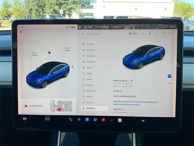 used 2019 Tesla Model 3 car, priced at $21,000