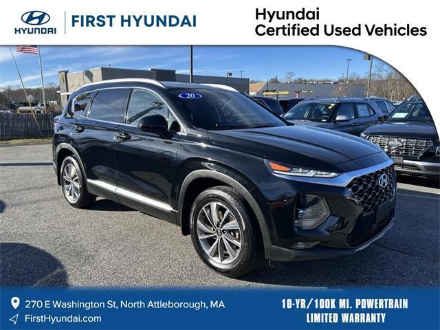 used 2020 Hyundai Santa Fe car, priced at $18,800
