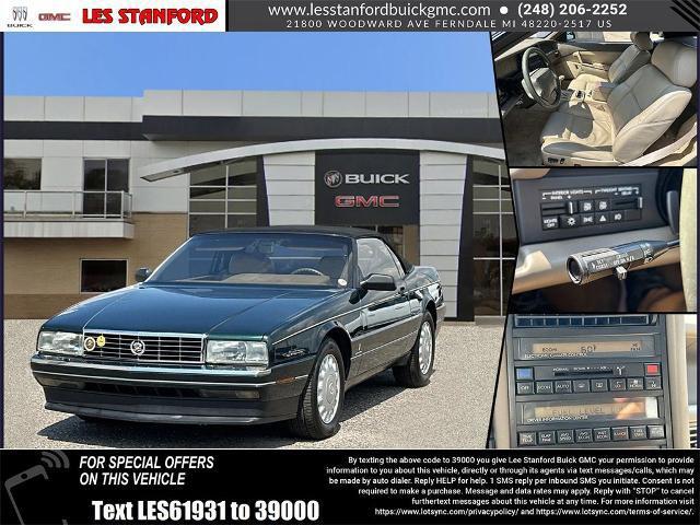 used 1993 Cadillac Allante car, priced at $8,699