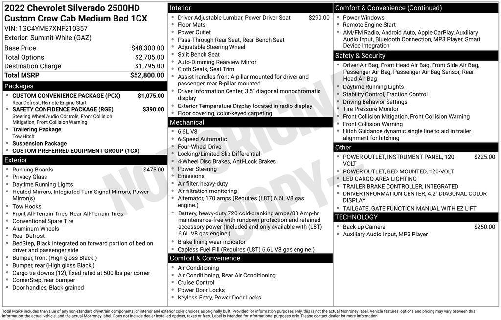 used 2022 Chevrolet Silverado 2500 car, priced at $28,500