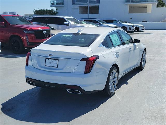 new 2025 Cadillac CT5 car, priced at $49,990