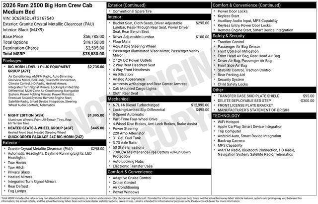 new 2026 Ram 2500 car
