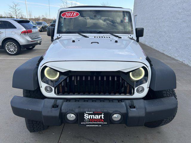 used 2018 Jeep Wrangler JK Unlimited car, priced at $15,156