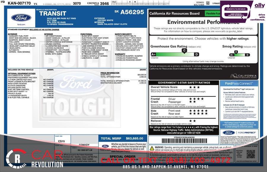 used 2025 Ford Transit-350 car, priced at $46,794