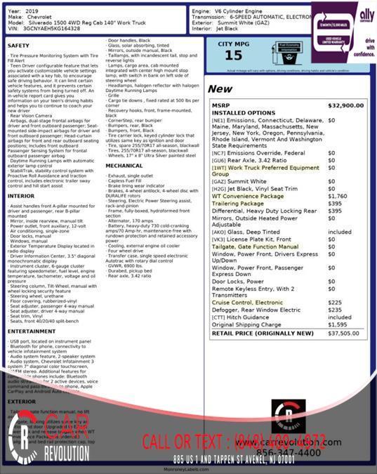 used 2019 Chevrolet Silverado 1500 car, priced at $13,999