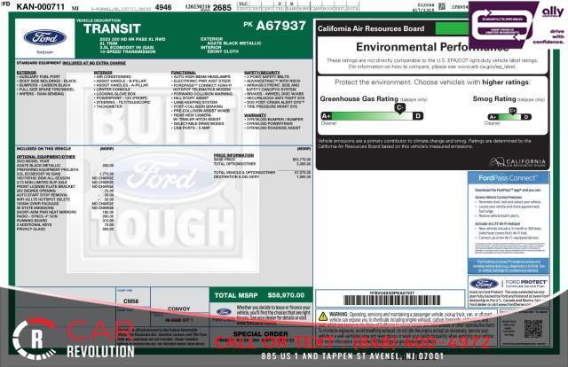 used 2023 Ford Transit-350 car, priced at $48,999