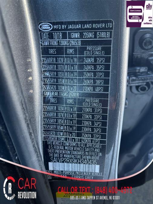 used 2019 Land Rover Range Rover Evoque car, priced at $15,794