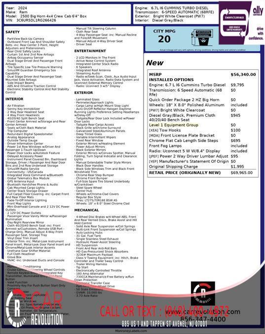 used 2024 Ram 2500 car, priced at $38,999