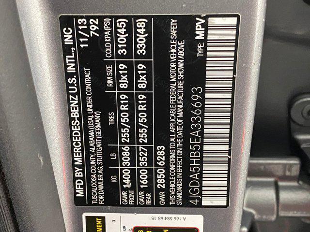 2014 Palladium Silver Metallic Mercedes-Benz M-Class