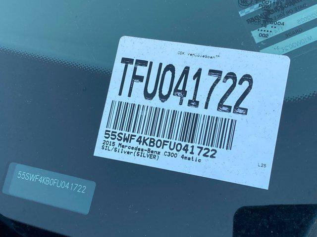 used 2015 Mercedes-Benz C-Class car, priced at $10,499