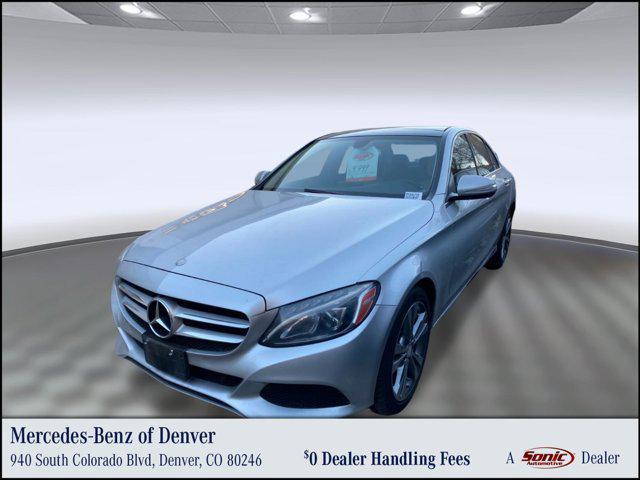 used 2015 Mercedes-Benz C-Class car, priced at $10,499