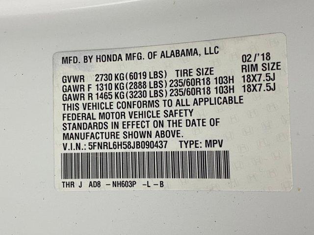 used 2018 Honda Odyssey car, priced at $16,996