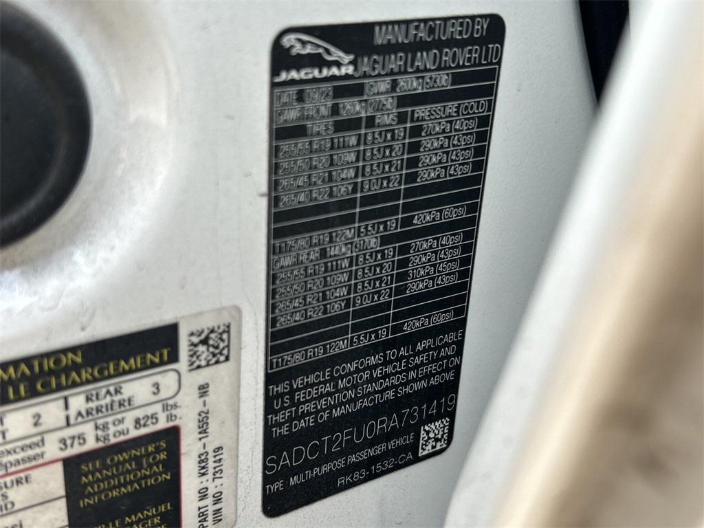 used 2024 Jaguar F-PACE car, priced at $48,444