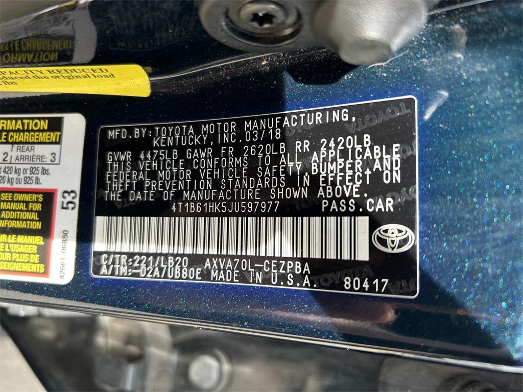 used 2018 Toyota Camry car, priced at $18,991