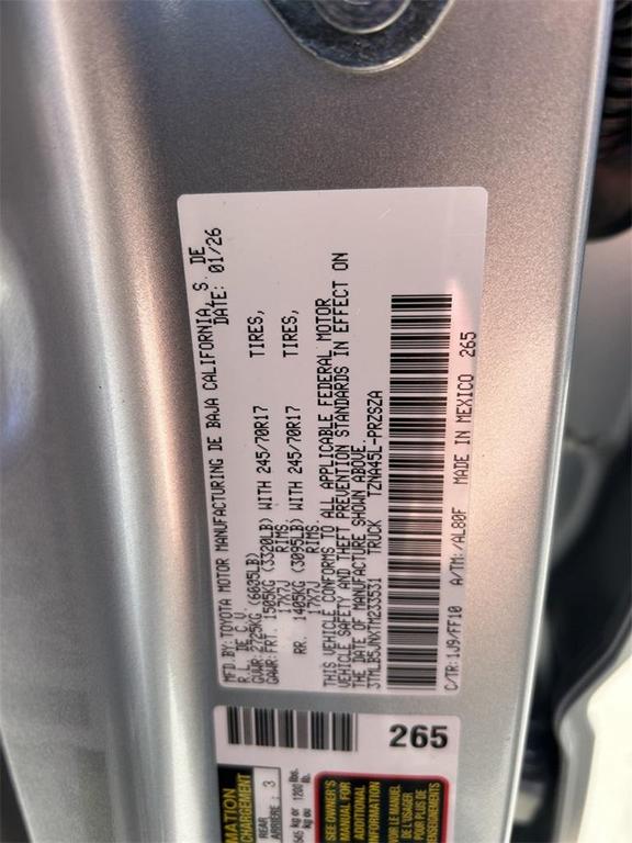 new 2026 Toyota Tacoma car, priced at $42,499