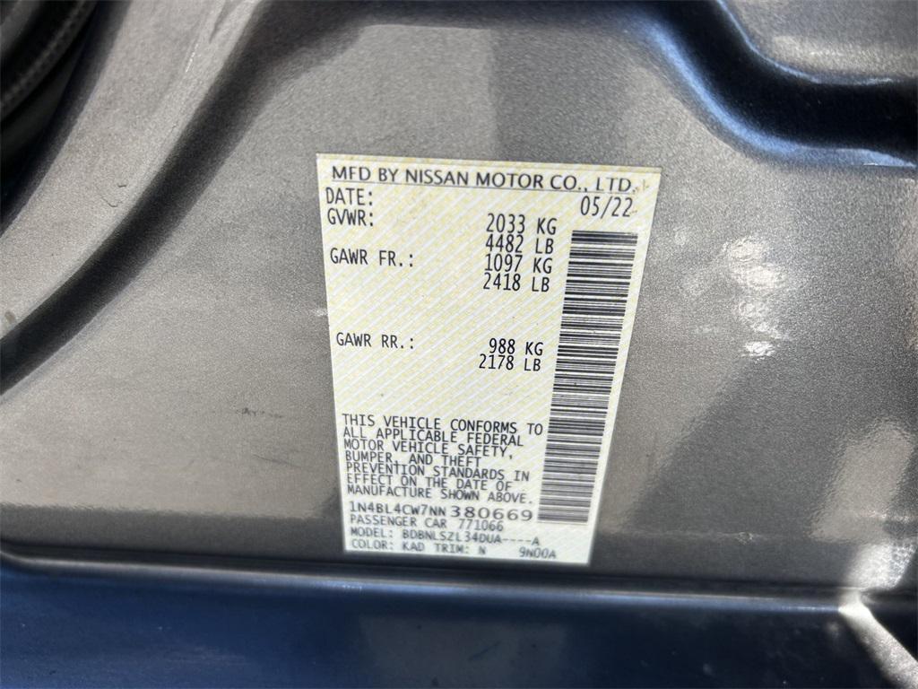 used 2022 Nissan Altima car, priced at $20,891