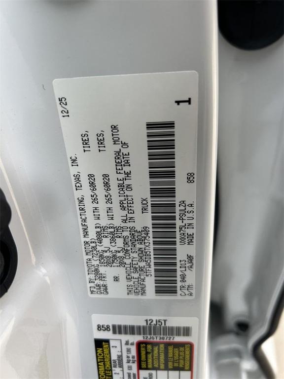 new 2026 Toyota Tundra car, priced at $71,939