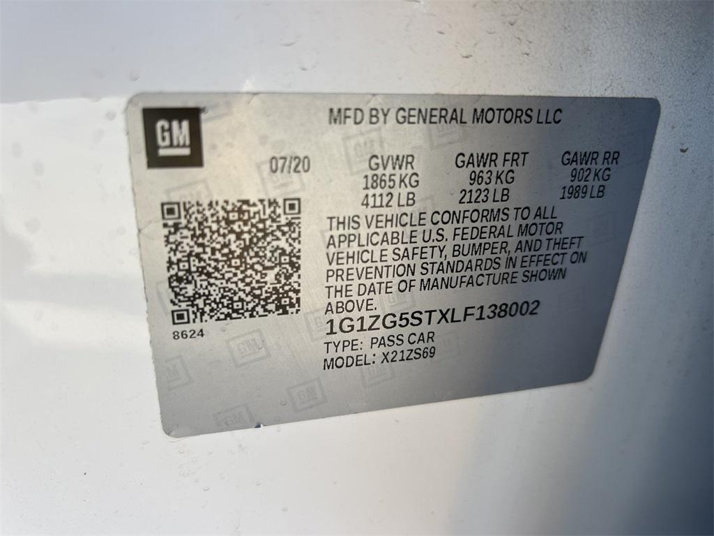 used 2020 Chevrolet Malibu car, priced at $15,983