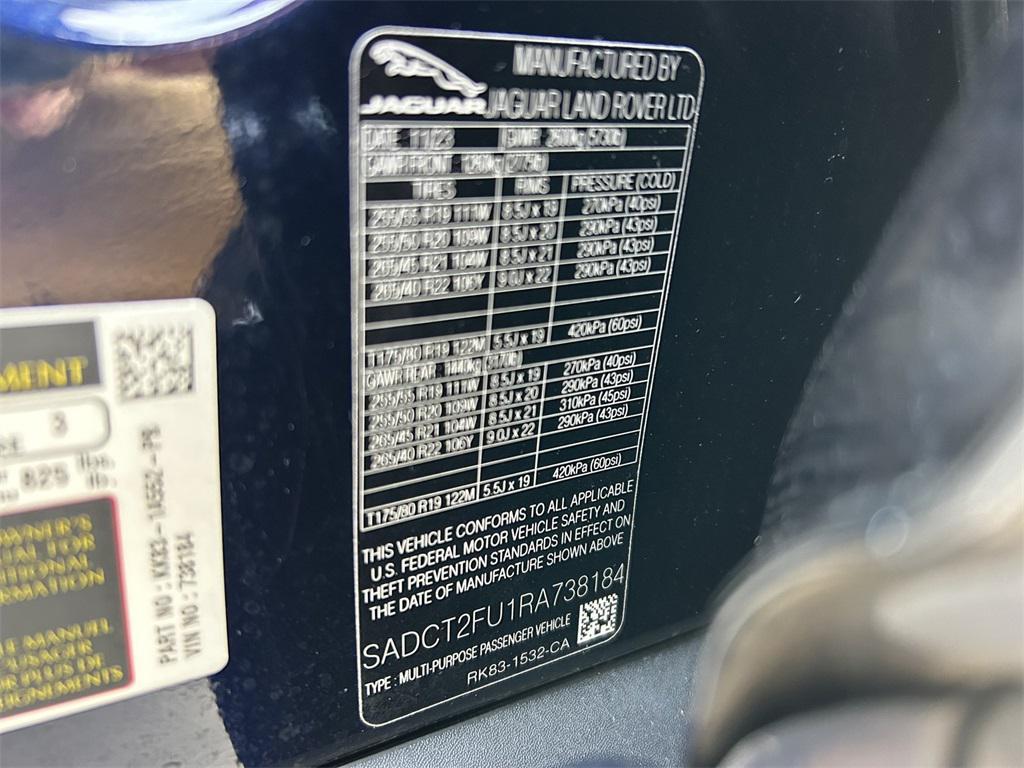 used 2024 Jaguar F-PACE car, priced at $52,791