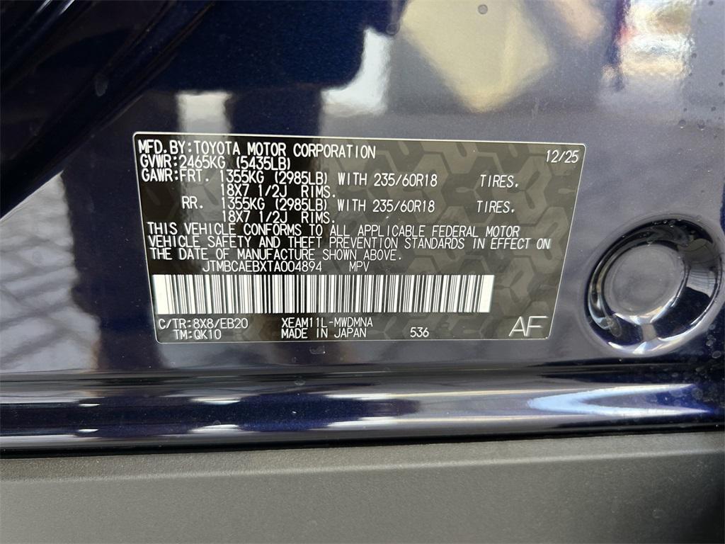 new 2026 Toyota bZ car, priced at $37,441