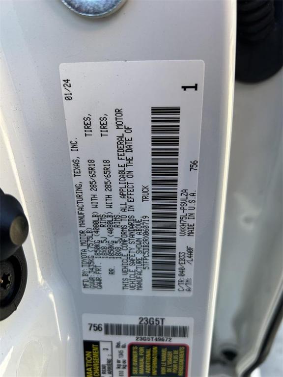 used 2024 Toyota Tundra Hybrid car, priced at $60,774