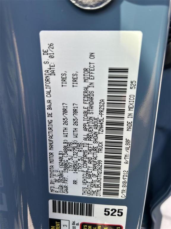 new 2026 Toyota Tacoma car, priced at $49,205