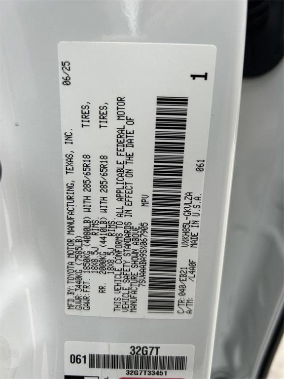 used 2025 Toyota Sequoia car, priced at $79,991