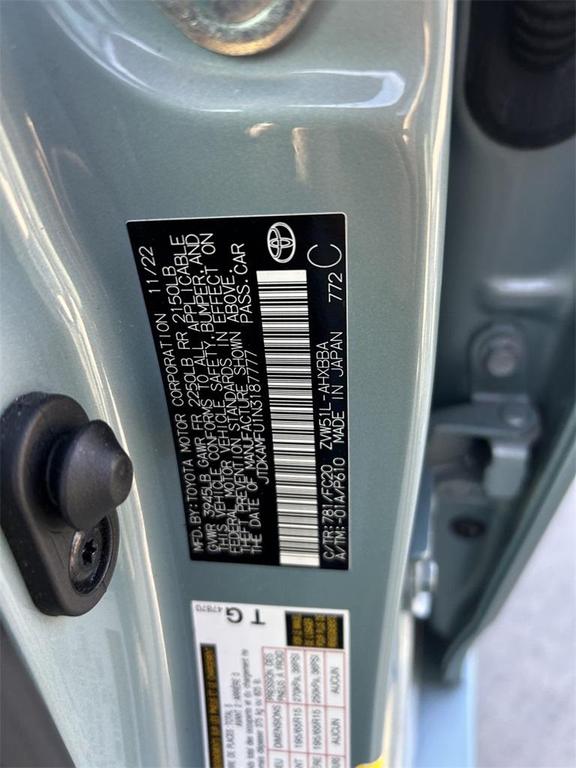 used 2022 Toyota Prius car, priced at $22,894